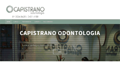 Desktop Screenshot of capistranoodontologia.com.br