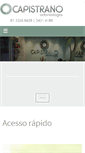 Mobile Screenshot of capistranoodontologia.com.br